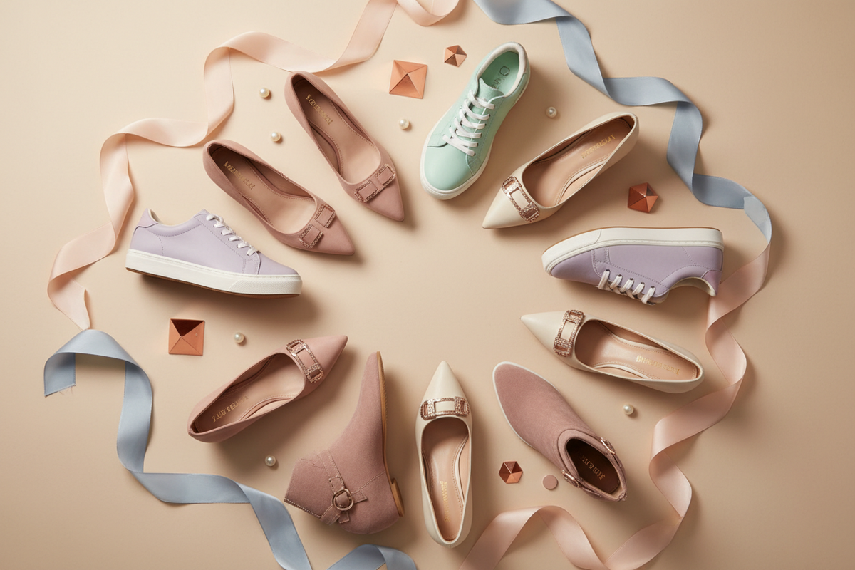 Premium women's shoes collection featuring heels, flats, sneakers, and boots — Kickva